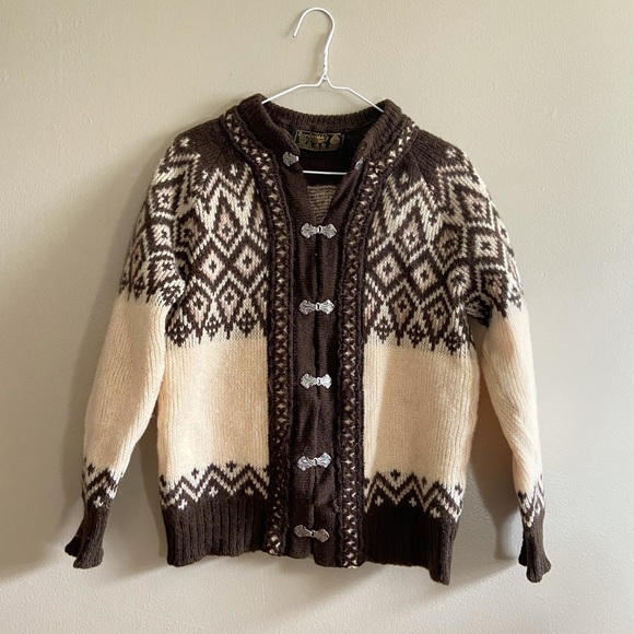 Nordstrikk Norwegian fair isle cardigan S - Picture 6 of 12